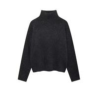 Jersey Cuello Alto Mujer Jersey de Punto Manga Larga Informal Vintage for Mujer, Prenda cálida for otoño e Invierno(S)