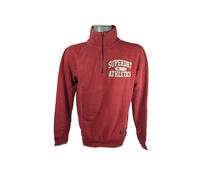 Superdry & Co Sudadera 'Vintage Athletic' beige / rojo S beige / rojo