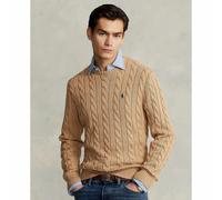 Jersey de algodón de punto cable Hombre Talla M. Color Marron