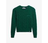 Jersey de canalé fino esenciales con cuello redondo para mujer Superdry M