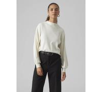 Jersey de cuello alto, punto fino de tacto muy suave Mujer Talla XS. Color Beige