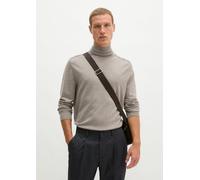 Jersey de cuello alto regular Dark Beige Melange XXL