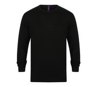 Jersey de Hombre Cuello Redondo Suéter Punto Mezcla Algodón Regular S - 4XL