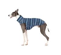 Jersey de Lana Acrílica: Estilo, Calidez y Comodidad - Diseño Elegante y Ajuste Protección contra el Frío - Ideal para Whippets, Galgos Lebreles y Galgos Italianos - Ethnic, Whippet-L