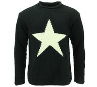 Jersey De Lana Gruesa Tejido Punto Estrella LoudElephant Hecho A Mano