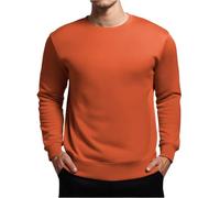 Jersey de manga larga para hombre, sin capucha, cuello redondo, camiseta de manga larga, monocolor, unisex, camiseta de entrenamiento, ocio, pareja, camiseta de algodón, sudadera ligera y fina