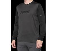 Jersey De Manga Larga Ridecamp 100% Grande Negro/Carbón 41402-181-12