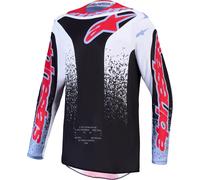 Jersey de motocross Alpinestars Fluid Drag, lila/amarillo/rosa, S