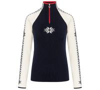 Jersey de mujer Dale of Norway Geilo Fem Sweater Talla: M / Color: azul oscuro/blanco