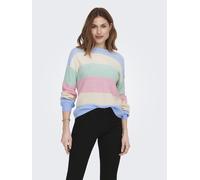 Jersey de mujer de cuello redondo y manga larga, Talla baja en hombros, Puños de