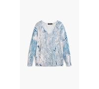DESIGUAL MAGLIA DONNA AZZURRO