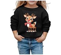 Jersey de Navidad para niña, sudadera de Navidad para niños, cálido suéter de Navidad con motivos navideños, suave y elegante, traje de Navidad, adolescentes y niñas