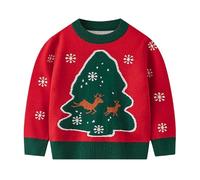 Jersey de Navidad para niños, cálido invierno, suéter de Navidad, unisex, divertido, suéter de Navidad, patrón de dibujos animados, sudadera de Navidad, suéter de Navidad, regalo de Navidad