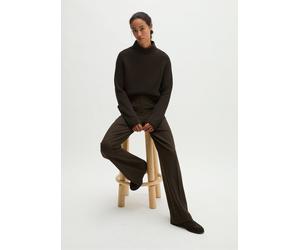 Jersey de punto de corte regular Burnt Coffee M