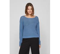 Jersey de punto de mangas largas para mujer, suéter casual de punto fino con est