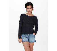 Jersey de punto fino con cuello barco Mujer Talla M. Color Azul