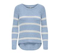 Jersey de punto fino con cuello barco Mujer Talla XS. Color Azul