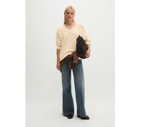 Jersey de punto holgado con cuello en V Smokey Sands L