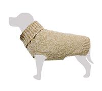 Jersey de Punto Jaspeado marrón - XS/20cm - Ropa para Perros - Ayuda a protegerlos del frío - Accesorios para Mascotas - Abrigos, Sudaderas, Jerseys, Chalecos, Chaquetas, sueters, Impermeables y más