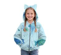 Jersey de punto para niña, informal, de manga larga, con capucha, y modelos para niñas, diseño degradado de color liso, parte superior de otoño, ropa para niñas, Cf1, 3 años