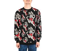 Jersey De Punto Santa Cruz Bone Hands - Negro