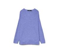 VERO MODA Jersey 'VMcrewlefile' azul ahumado, Talla L