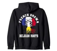 Jersey de raíces belgas cultivadas en Francia Bélgica Sudadera con Capucha