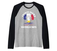 Jersey de raíces venezolanas cultivadas en Francia Venezuela Camiseta Manga Raglan