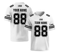 Jersey de Rugby Personalizado, Jersey de Rugby de Manga Corta con Nombre/número/Logotipo del Equipo, Jersey de Entrenamiento de Rugby para Hombres (Estilo 7)