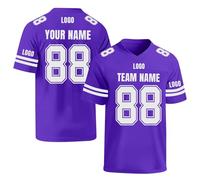 Jersey de Rugby Personalizado, Jersey de Rugby de Manga Corta con Nombre/número/Logotipo del Equipo, Jersey de Entrenamiento de Rugby para Hombres (Estilo 19)