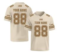 Jersey de Rugby Personalizado, Jersey de Rugby de Manga Corta con Nombre/número/Logotipo del Equipo, Jersey de Entrenamiento de Rugby para Hombres (Estilo 23)