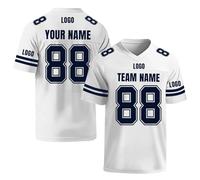 Jersey de Rugby Personalizado, Jersey de Rugby de Manga Corta con Nombre/número/Logotipo del Equipo, Jersey de Entrenamiento de Rugby para Hombres (Estilo 13)