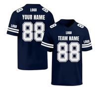 Jersey de Rugby Personalizado, Jersey de Rugby de Manga Corta con Nombre/número/Logotipo del Equipo, Jersey de Entrenamiento de Rugby para Hombres (Estilo 5)