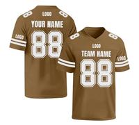 Jersey de Rugby Personalizado, Jersey de Rugby de Manga Corta con Nombre/número/Logotipo del Equipo, Jersey de Entrenamiento de Rugby para Hombres (Estilo 20)