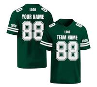 Jersey de Rugby Personalizado, Jersey de Rugby de Manga Corta con Nombre/número/Logotipo del Equipo, Jersey de Entrenamiento de Rugby para Hombres (Estilo 11)