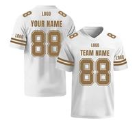 Jersey de Rugby Personalizado, Jersey de Rugby de Manga Corta con Nombre/número/Logotipo del Equipo, Jersey de Entrenamiento de Rugby para Hombres (Estilo 10)