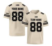 Jersey de Rugby Personalizado, Jersey de Rugby de Manga Corta con Nombre/número/Logotipo del Equipo, Jersey de Entrenamiento de Rugby para Hombres (Estilo 21)