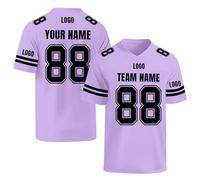 Jersey de Rugby Personalizado, Jersey de Rugby de Manga Corta con Nombre/número/Logotipo del Equipo, Jersey de Entrenamiento de Rugby para Hombres (Estilo 1)