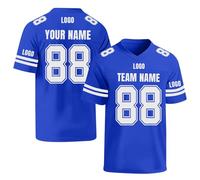 Jersey de Rugby Personalizado, Jersey de Rugby de Manga Corta con Nombre/número/Logotipo del Equipo, Jersey de Entrenamiento de Rugby para Hombres (Estilo 25)