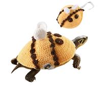 Jersey de tortuga - Jersey de algodón de 12 cm para animales pequeños | Suéteres de tortuga | Disfraz decorativo de Ţortue con correa ajustable para pequeña | our invierno Halloween Party Cosplay