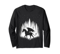 Jersey Diablo Caminando A Través De Las Estrellas Manga Larga