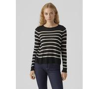 Jersey estilo marinero de punto fino Mujer Talla L. Color Negro