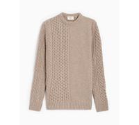 Jersey forét Hybrid Men's Cable Knit Sweater para hombre Beige XL