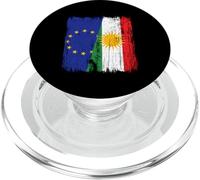 Jersey kurdo de la Unión Europea con Media Bandera del Kurdistán de la PopSockets PopGrip para MagSafe
