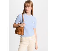 Jersey manga corta azul cielo mujer XL
