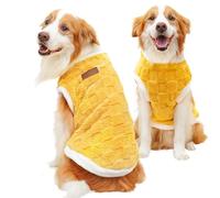 Jersey mediano para perros - Ropa cálida de felpa para mascotas para otoño e invierno | Abrigo grande para perros Golden Retriever Gatos | Traje de paseo al aire libre de algodón - Chaqueta de