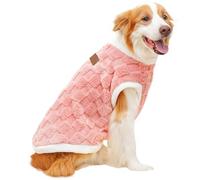 Jersey mediano para perros - Ropa cálida de felpa para mascotas para otoño e invierno | Abrigo grande para perros Golden Retriever Gatos | Traje de paseo al aire libre de algodón - Chaqueta de