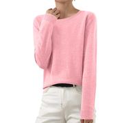 Jersey Mujer Invierno Jersey Cuello Alto Mujer Oversize Otoño 2025 Suéter Lana Jumper Cashmere Manga Larga Noruego Top Punto Basico Fiesta Divertido Jerséis Ropa 2#Rosa XL