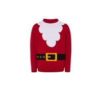 Jersey navideño con luces led y música para hombre - Rojo#Tallas:S (44/46). Talla