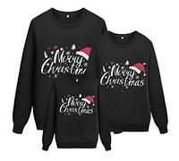 Jersey Navideño Familia Suéter Familia Invierno Jersey Navideño Familiar Manga Larga Pullover Mujer Hombre Niño Niña Chica Chico Christmas Jumper Blusas Cuello Redondo Mujer Tops Talla Grande